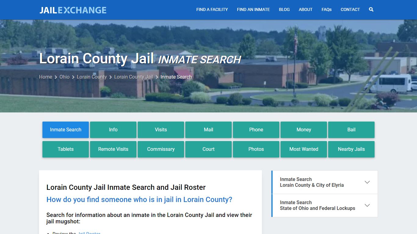 Inmate Search: Roster & Mugshots - Lorain County Jail, OH